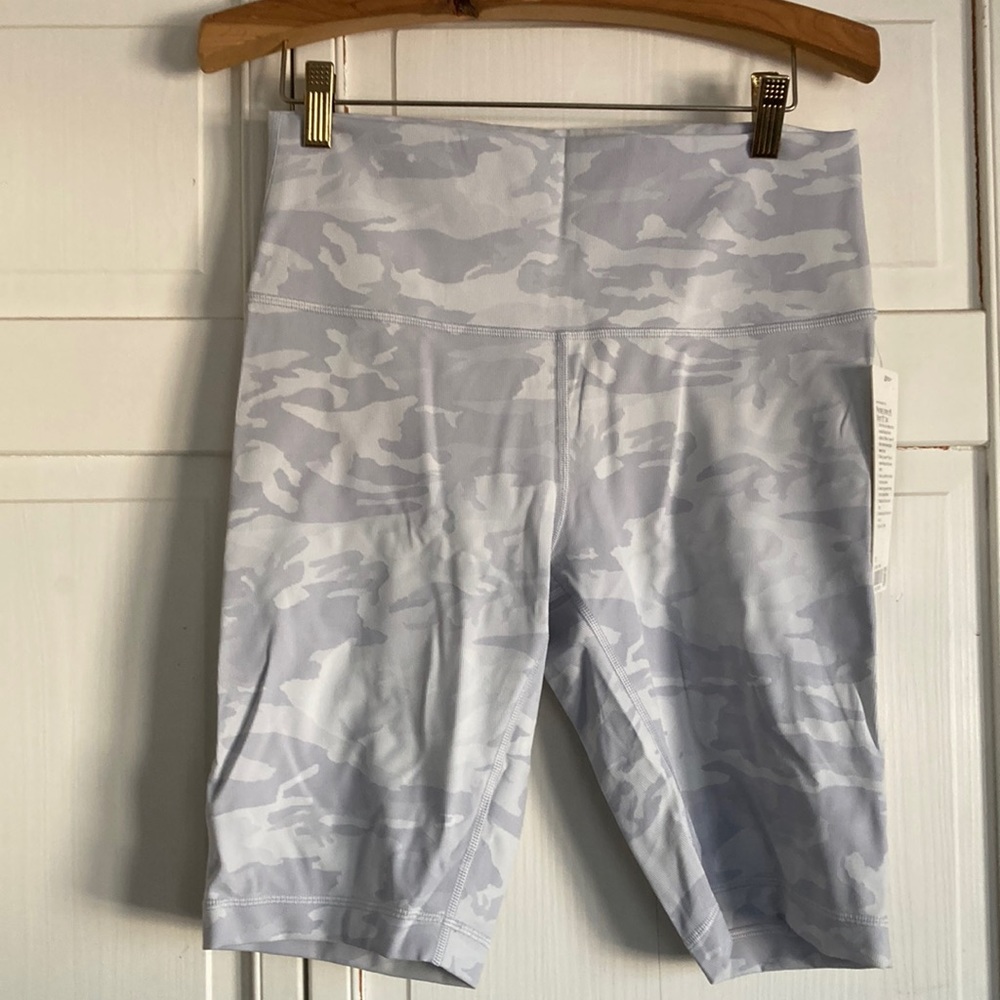 Lululemon 10inch shorts …pale grey camo